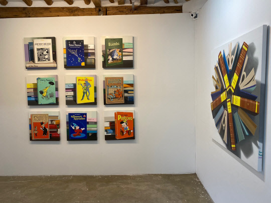 서유라 개인전 '그리고 봄' 전경. <최정아 갤러리 제공>